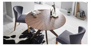 Stół w dekorze drewna orzechowego sømcasa Carmel, ⌀ 120 cm