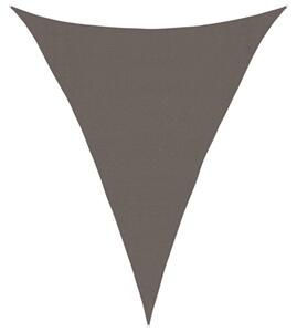 Żagiel przeciwsłoneczny, 160 g/m², antracytowy, 3x4x4 m, hdpe