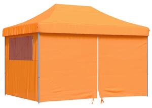 Namiot imprezowy typu pop-up z 4 ściankami, pomarańczowy