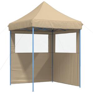 Namiot imprezowy typu pop-up z 2 ściankami, beżowy