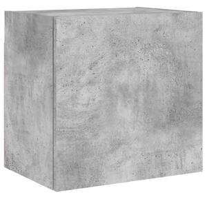 Ścienna szafka TV, szarość betonu, 40,5x30x40 cm