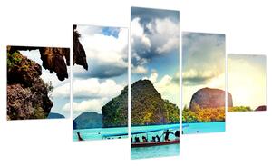 Obraz - Zatoka Phang Nga (125x70 cm)