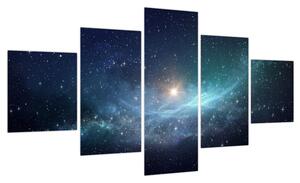 Obraz - Gwiazdy i mgławice (125x70 cm)