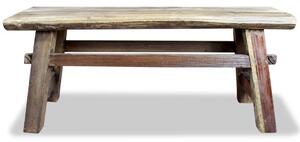 Ławka, lite drewno z odzysku, 100 x 28 x 43 cm