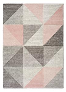 Różowo-szary dywan Universal Retudo Naia, 60x120 cm