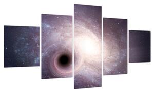 Obraz - Galaktyki spiralne (125x70 cm)