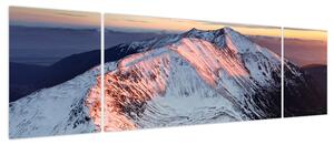 Obraz - Zimowa panorama górska II. (170x50 cm)