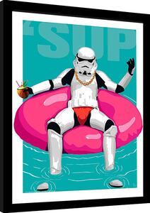 Oprawiony Obraz Star Wars Original Stormtrooper - Pool Boy