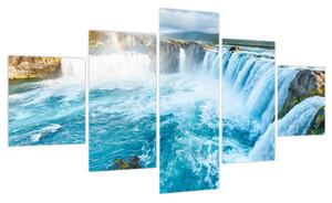 Obraz - Wodospad Godafoss (125x70 cm)