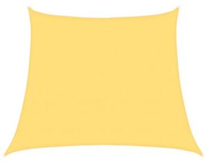 Żagiel przeciwsłoneczny, 160 g/m², beżowy, 3/4x3 m, hdpe