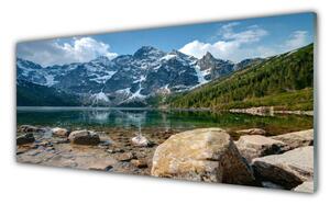 Obraz na Szkle Góra Jezioro Krajobraz