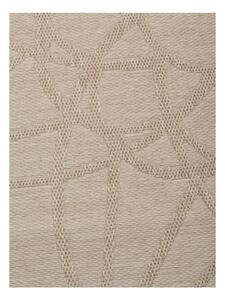Beżowy dywan odpowiedni na zewnątrz Floorita Tondo, ⌀ 194 cm