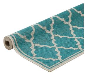 Turkusowy dywan odpowiedni na zewnątrz Floorita Intreccio, 160x230 cm