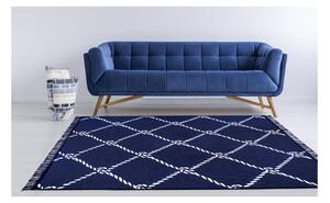 Niebiesko-biały dywan dwustronny Rope, 120x180 cm