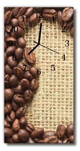 Zegar Szklany Pionowy Kuchnia Kawa ziarno beżowy