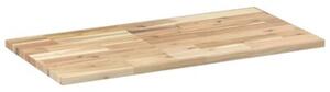 Półki ścienne, 4 szt., 100x40x2 cm, surowe lite drewno akacjowe