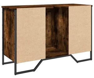 Szafka pod umywalkę, przydymiony dąb, 91x35x60 cm
