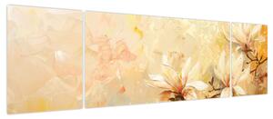 Obraz - Kwiaty (170x50 cm)
