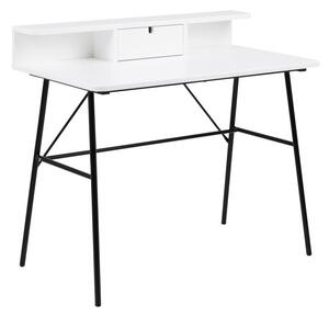 Białe biurko drewniane Actona Pascal