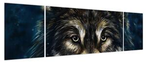 Obraz - Wilk (170x50 cm)