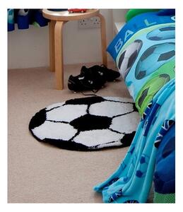 Black Friday - Dziecięcy dywan w kształcie piłki Catherine Lansfield It's a Goal, ⌀ 66 cm