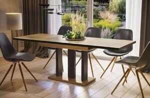 MebleMWM Stół drewniany APPIA BLACK | 130-210x80 | Kolor do wyboru