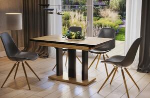 MebleMWM Stół drewniany APPIA BLACK | 130-210x80 | Kolor do wyboru