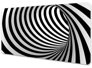Abstrakcyjny wir czarno-biały Podkładka na biurko Abstrakcyjny wir czarno-biały