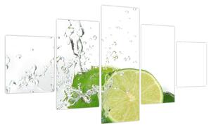 Obraz - Soczyste cytryny (125x70 cm)