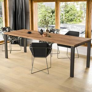 MebleMWM Stół drewniany GARANT | 80-170x80 | Kolor do wyboru