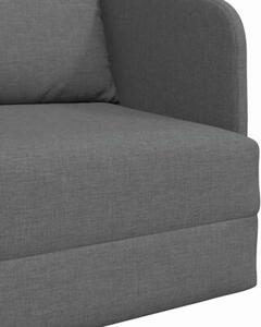 Sofa bed ciemnoszary 65 x 80 x 83 cm tkanina