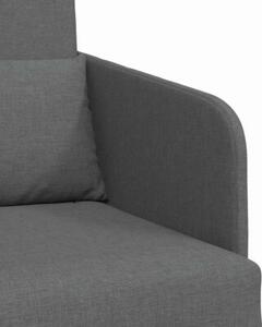 Sofa bed ciemnoszary 65 x 80 x 83 cm tkanina