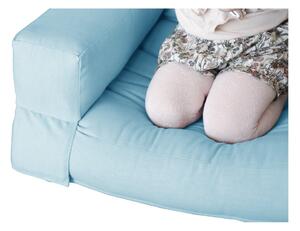 Jasnoniebieski dziecięcy fotel rozkładany Karup Design Mini Hippo Light Blue