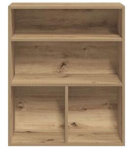 Regał na książki, dąb artisan, materiał drewnopochodny