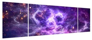 Obraz - Purple Universe (170x50 cm)