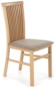 Klasyczne tapicerowane krzesło drewniane dąb artisan - Mako 4X