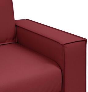 Sofa czerwone wino 180 x 78 x 84 cm tkanina
