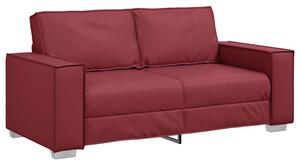 Sofa czerwone wino 180 x 78 x 84 cm tkanina