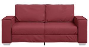 Sofa czerwone wino 180 x 78 x 84 cm tkanina