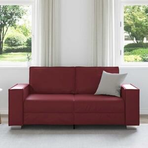 Sofa czerwone wino 180 x 78 x 84 cm tkanina