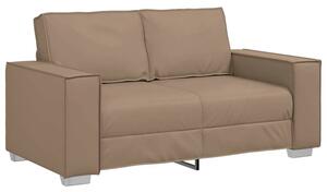 Sofa cappuccino 160 x 78 x 84 cm tkanina