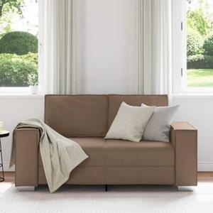 Sofa cappuccino 160 x 78 x 84 cm tkanina