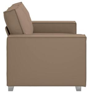 Sofa cappuccino 160 x 78 x 84 cm tkanina