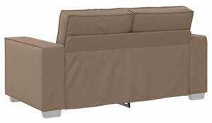 Sofa cappuccino 160 x 78 x 84 cm tkanina