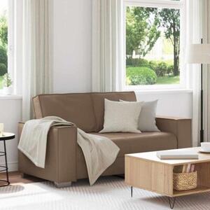 Sofa cappuccino 160 x 78 x 84 cm tkanina