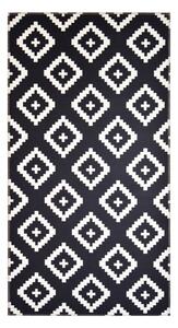 Czarno-biały dywan Vitaus Geo Winston, 80x150 cm