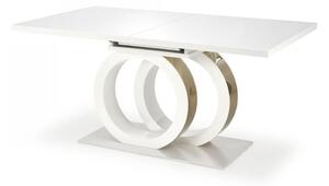 EMWOmeble GALARDO stół rozkładany, biały / złoty (3p=1szt)