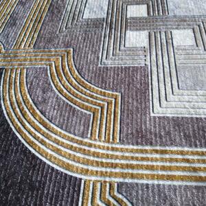 Prostokątny elegancki dywan z frędzelkami - Agito 5X