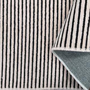Różowy nowoczesny dywan do pokoju - Avox