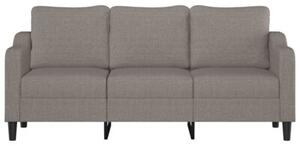 Sofa 3-osobowa, kolor taupe, 180 cm, tapicerowana tkaninÄ